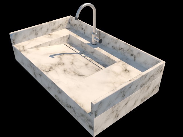 marble sink