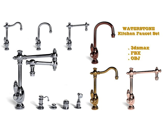 waterstone kitchen faucet set