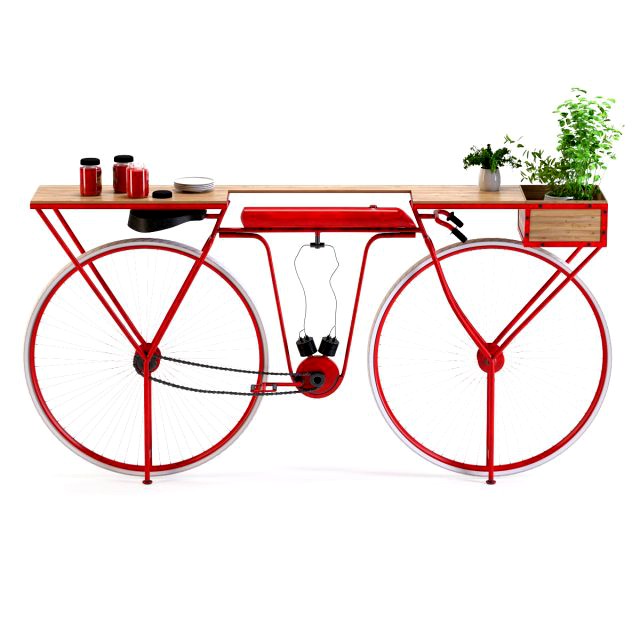 console bike red