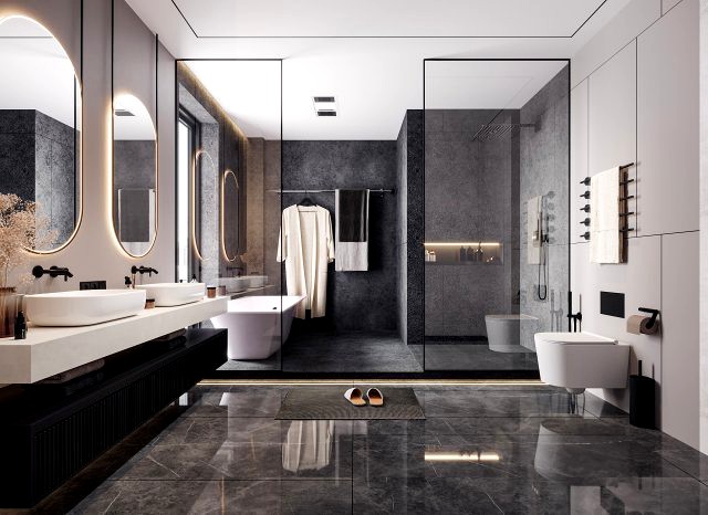 modern toilet bathroom