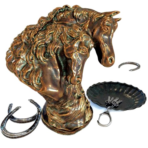 deco figurine twp horse