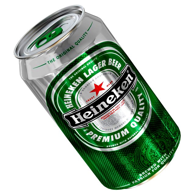 heineken beer can