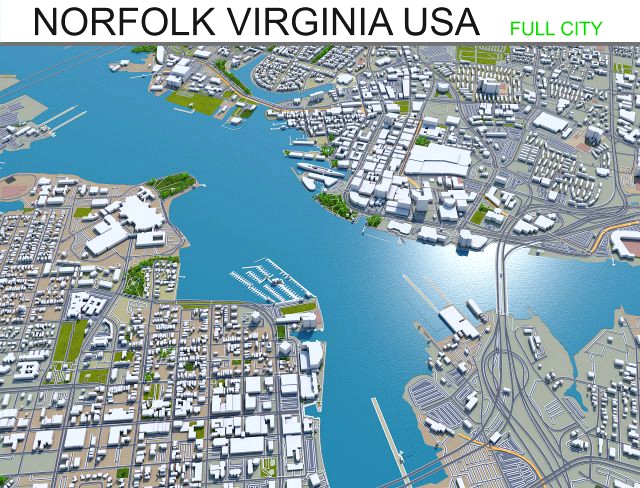 norfolk virginia city usa 40km