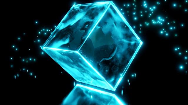 shiny cube blender