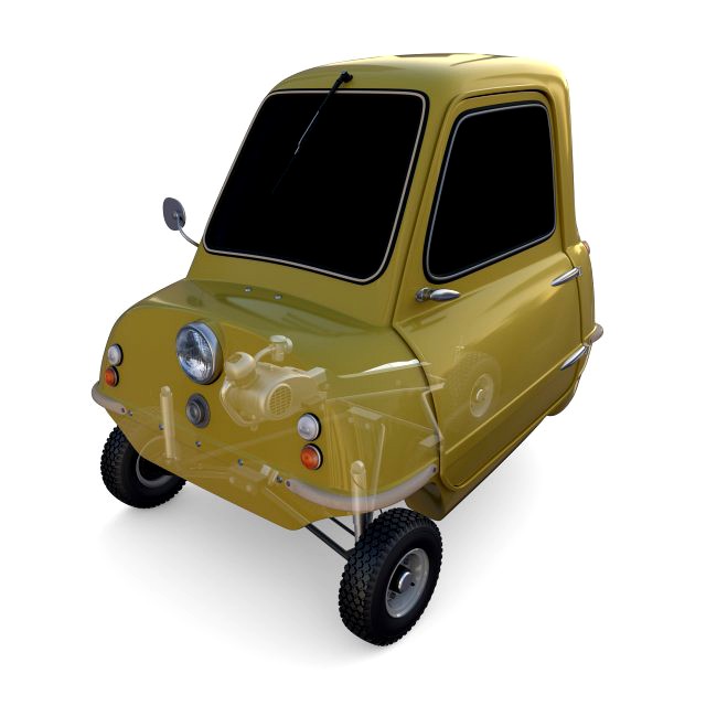 generic 50cc microcar with chassis