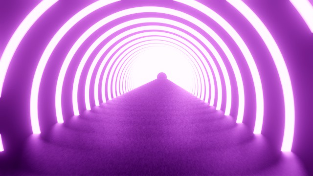 shiny tunnel animation blender