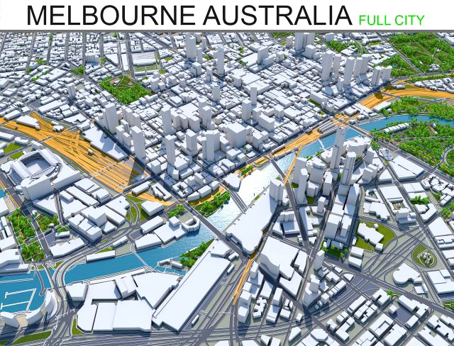 melbourne city australia 100km