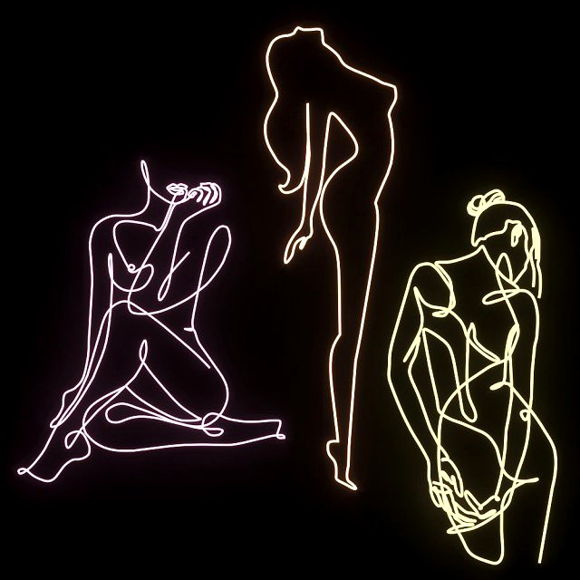 neon set 04 woman