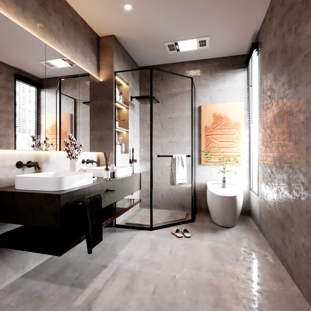 modern toilet bathroom