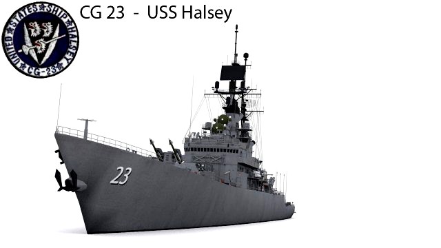 cg 23 - uss halsey