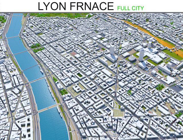 lyon city frnace 60km