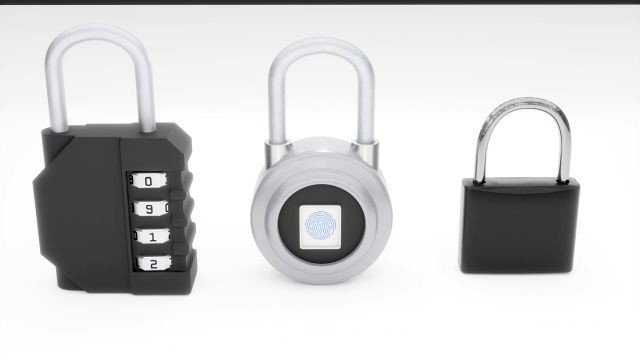 3 sets of padlocks
