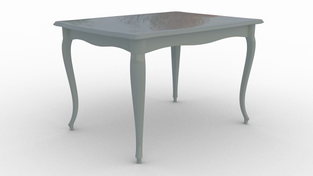 3d classic dining table