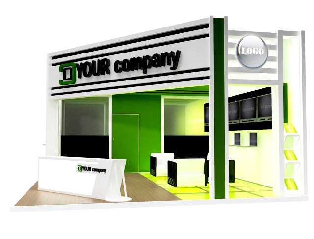 booth exhibition stand a 74