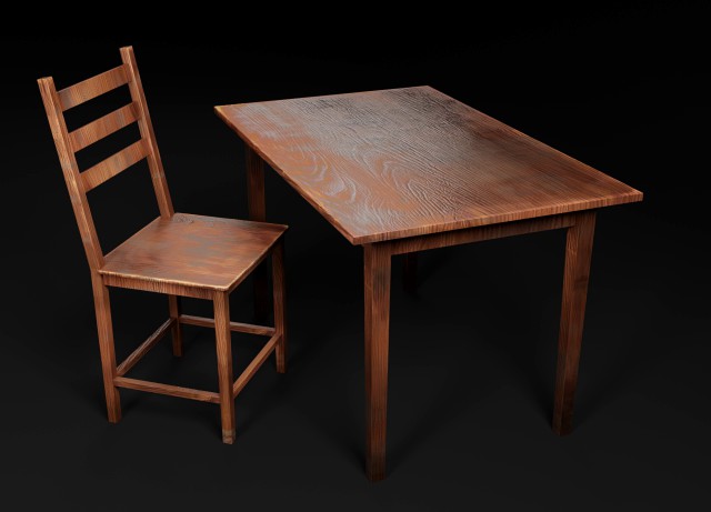 table and chair