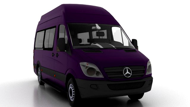 mercedes benz sprinter l2h3 2009 passenger eu