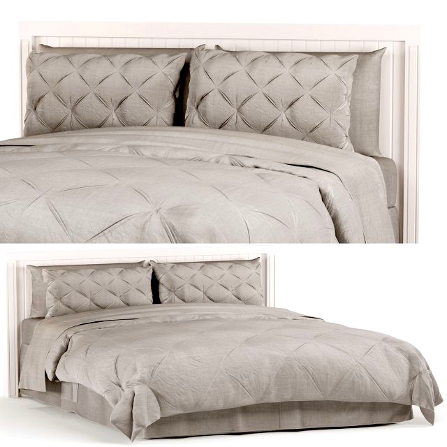 bed pintuck bedding