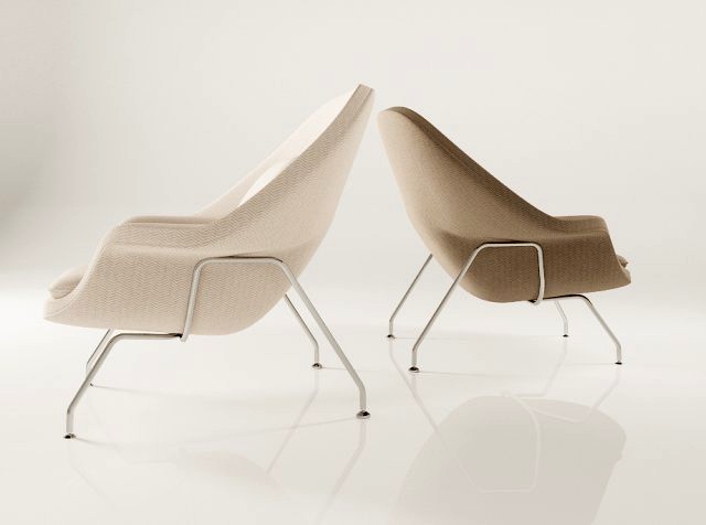 womb style armchair