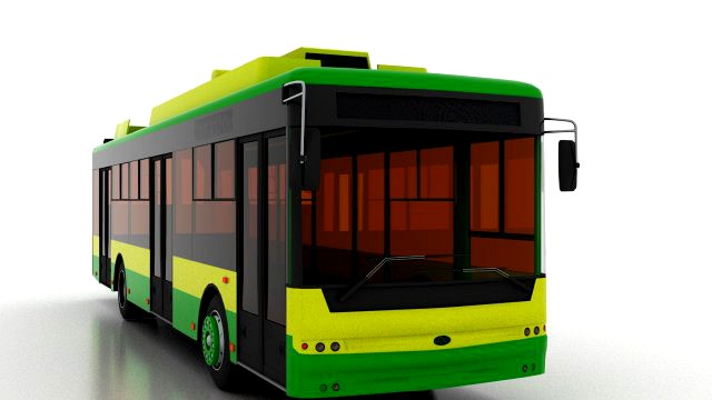 trolleybus bogdan t70115 - low version