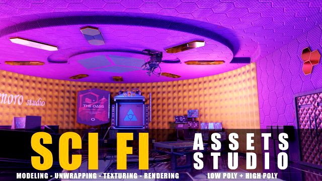 sci fi assets studio pack