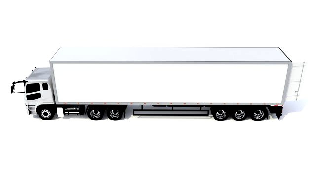 generic truck with trailer