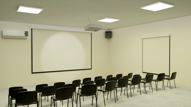 presentation room interior