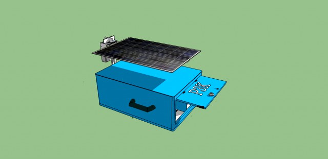 emergency power with solar tracker