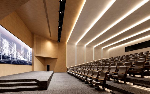 modern lecture hall