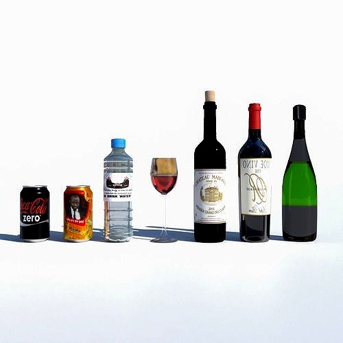 Collection of alcoholic and non alcoholic drinks by Nikdox