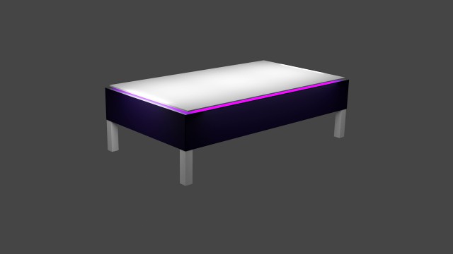 rgb backlit coffee table