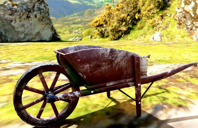 garden wheelbarrow