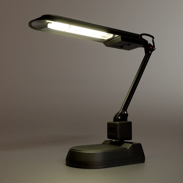 Rigged table lamp