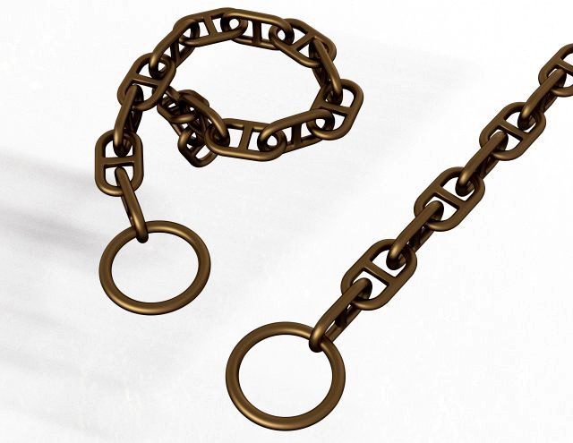 piece of anchor ship chain