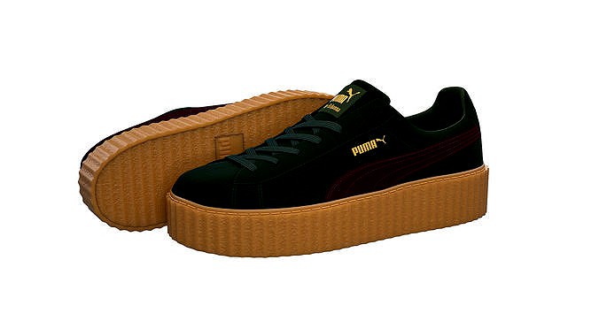 Puma x Fenty Creepers Green Suede