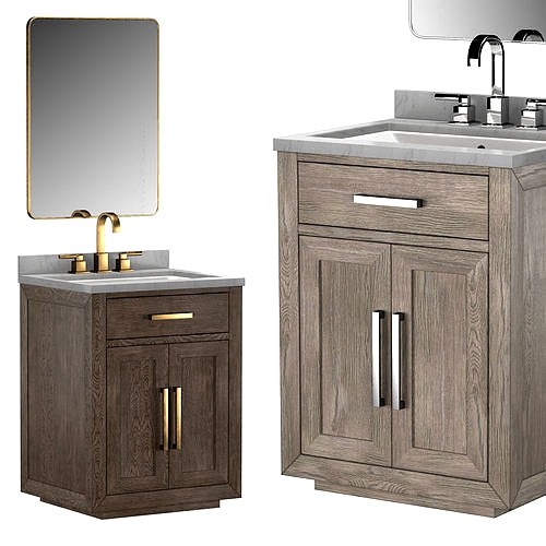 KEMPTON OAK POWDER VANITY