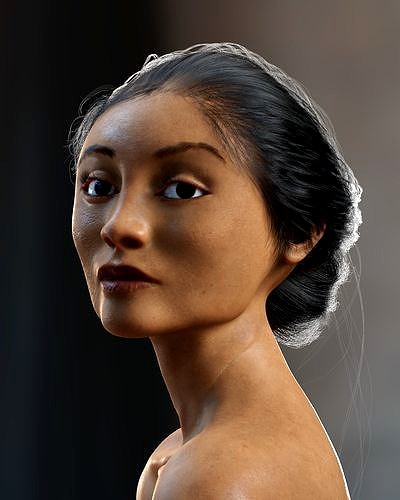 HEAD FACE REALISTIC MODEL 3d