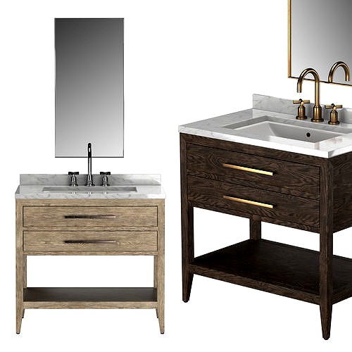 FRENCH CONTEMPORARY SINGLE WASHSTAND