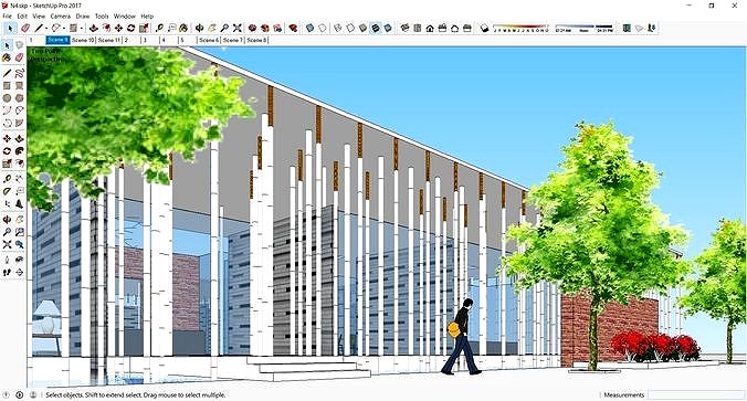 Sketchup Building N4