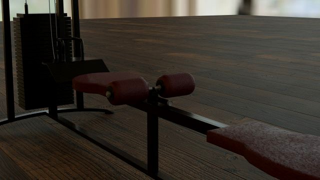 3d model of sports simulator