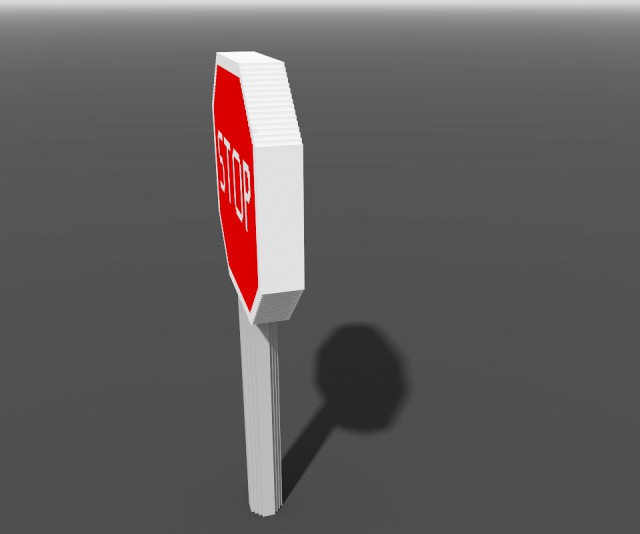 voxel sign stop