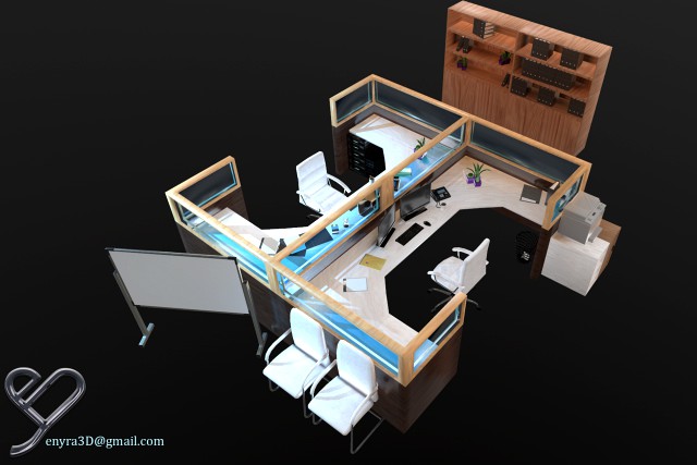 modular office assets - pbr -