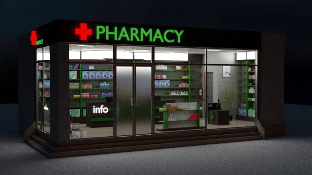 3d model pharmacy