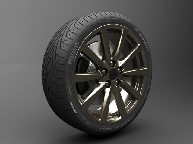 realistic tire wheel 4