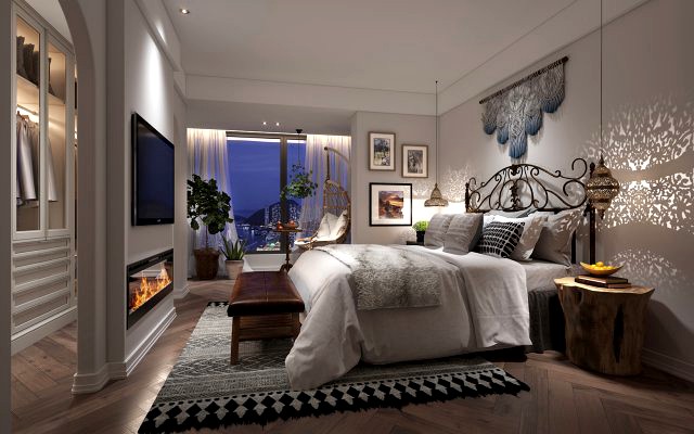 luxurious bedroom