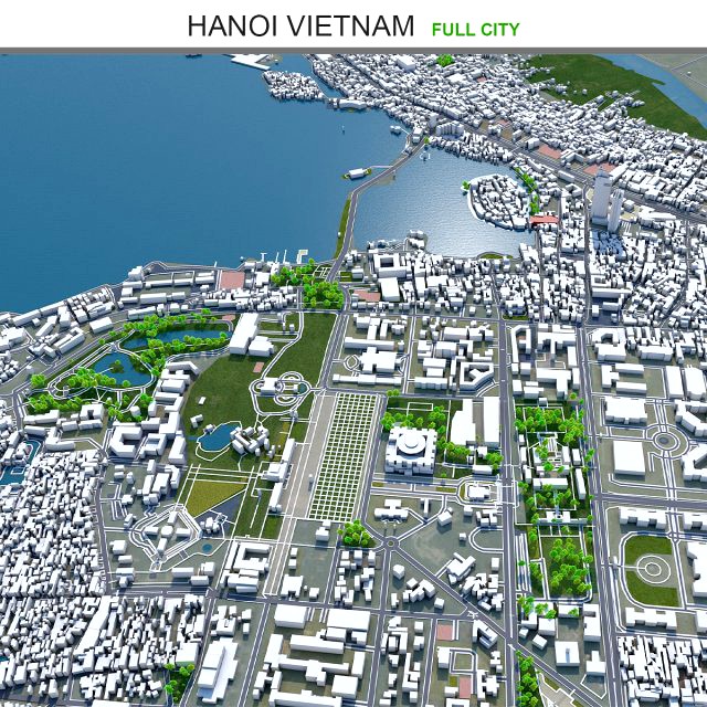 Hanoi city vietnam 30km