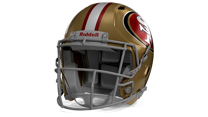 San Francisco 49ers American Football Helmet