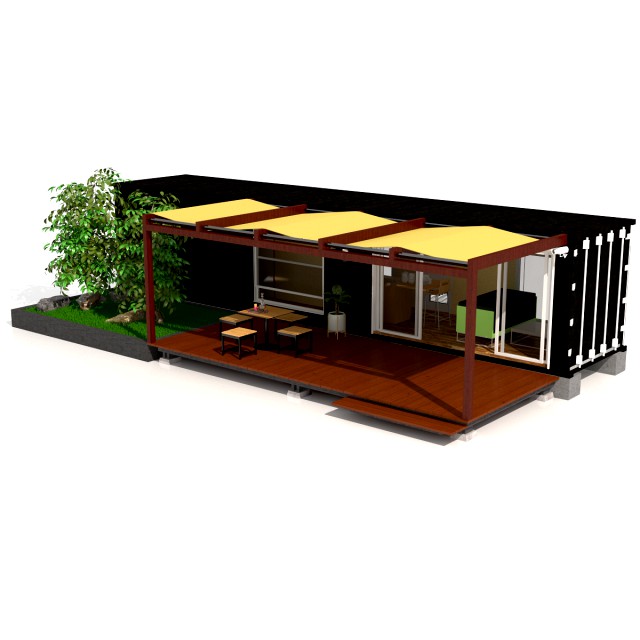 container chalet