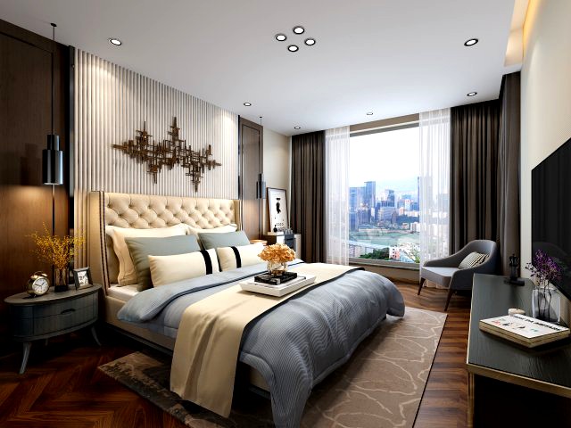 luxurious bedroom