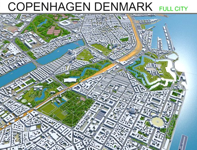 copenhagen city denmark 30km