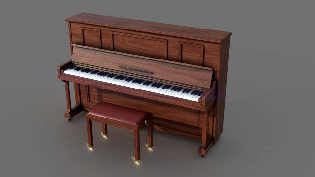 upright piano